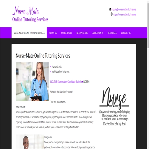 Nurse-Mate™ Online Tutoring Services