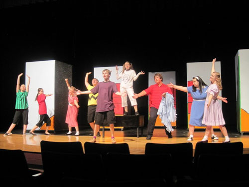 Cast of "You're a Good Man, Charlie Brown"