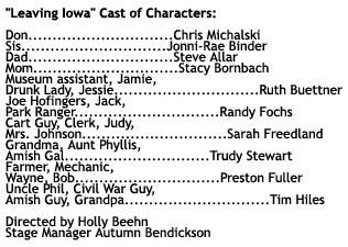 Cast of "Leaving Iowa"