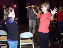 Participants in a PACT Acting workshop, held June of 2006.
