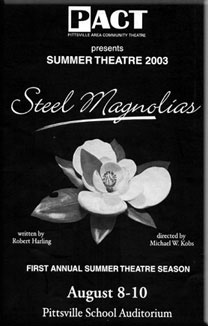 "Steel Magnolias" poster